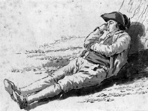 Study Of A Man Asleep Beneath A Tree Study Of A Man Asleep Beneath A Tree