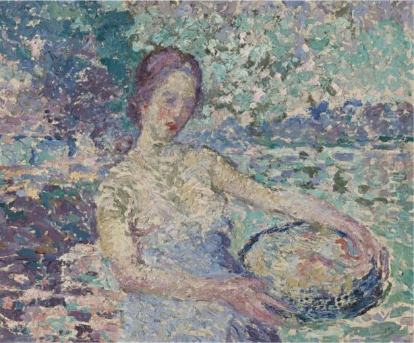 Mujer Con Canasta - view 1