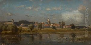 Environs De Nimegue by Edmond De Schampheleer