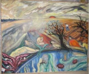 Composition, Paysage, Circa 1930