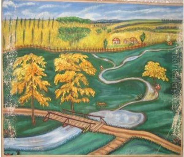 Paysage Polonais, Wierzbiorny, Circa 1930-1940 - view 1