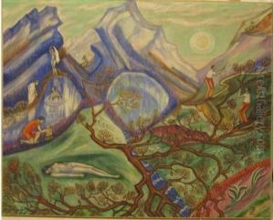 Huile Sur Toile by Sophie De Schomberg Szymberska
