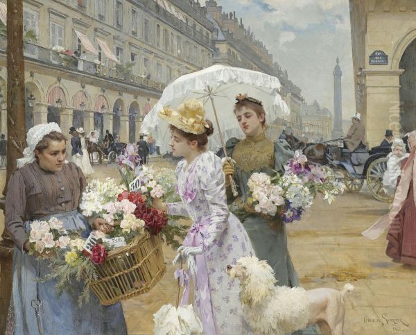 La Marchande De Fleurs, Rue De Rivoli - view 1