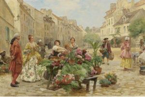 Un Marche Au Xviiie Siecle