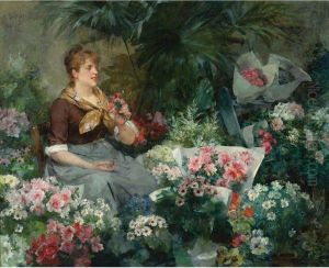 The Flower Seller by Louis De Schryver