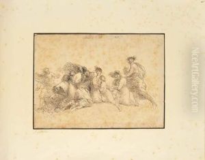 Sigueira Scene A L'antique by Domingos Antonio de Sequeira