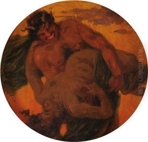 Satiro E Ninfa by Luigi De Servi
