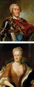 "friedrich August I. Von Sachsen, Genannt August Derstarke " Und "christiane Eberhardine Vonbrandenburg-bayreuth" by Louis de Silvestre