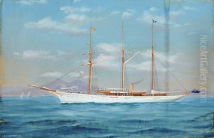 Rtrattodello Steam Yacht Lady Torfrida by Antonio de Simone