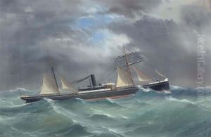 The Auxiliary Steamship 
Sussex 
 In Rough Waters by Antonio de Simone