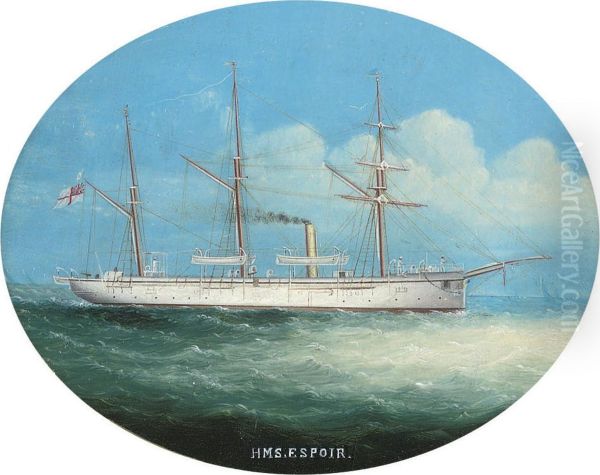 The Royal Navy's Screw Gunboat H.m.s. - view 1