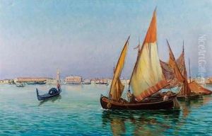 Veduta Di Venezia by Publio De Simoni