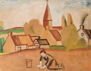La Sarcleuse by Gustave De Smet