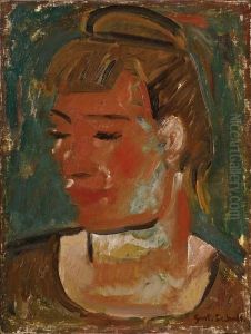 Portrait De Femme by Gustave De Smet