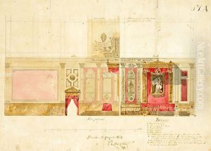 Proyecto Para Un Salon Del Trono De Isabelii by Francisco de Solis