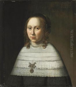 Portrait Of A Lady by Jan Jansz De Stomme