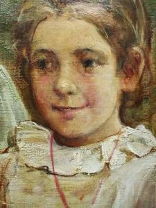 Portrait D'une Fillette by Elisabeth De Stoutz