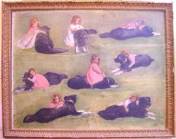 Fille Et Chien. - view 1
