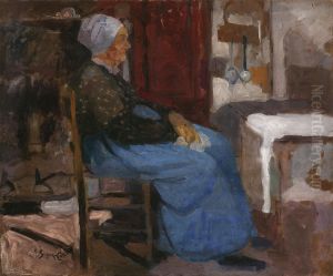 Vieille Femme Assise by Marc Aurele de Roy Suzor-Cote