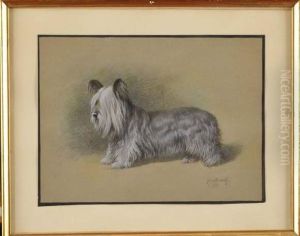 Portrait D'un Yorkshire by Georges De Swertschkoff