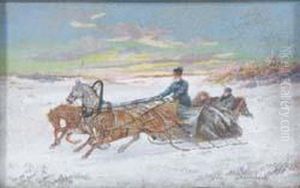 Winterlandschaft Mit Troika.