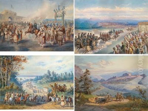 Alessandro I Di Bulgaria Visita Il Paese E Viene Salutato Con Entusiasmo Dalla Popolazione - view 1