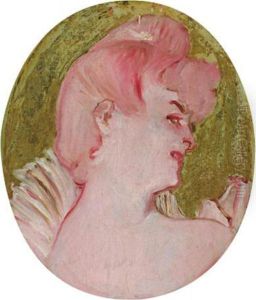 Portrait De Femme by Henri De Toulouse-Lautrec