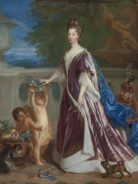 Portrait Of Elisabeth-charlotte De Baviere, The Princess Palatine - view 1