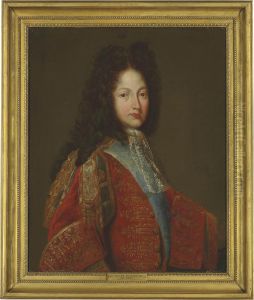 Portrait Of Louis De France by Jean Francois de Troy