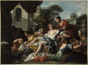 Bathsheba At Her Toilet by Jean Francois de Troy