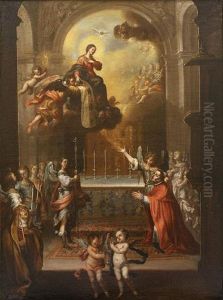 Imposicion De La Casulla A San Ildefonso Imposicion De La Casulla A San Ildefonso