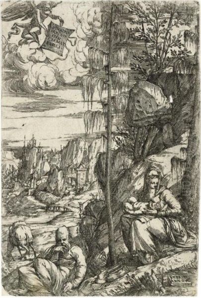 Rest On The Flight Into Egypt (b. 1) - view 1