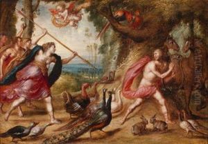 Der Tod Des Orpheus by Dirck de Quade Van Ravesteyn