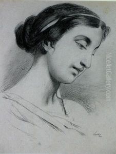 "retrato De Dama Clasica" by Alejo De Vera Blasco Estaca