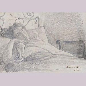 Mujer Acostada by Alejo De Vera Blasco Estaca