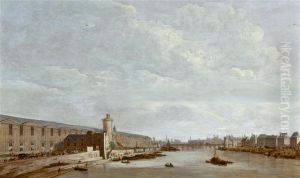 View Of The Grande Galerie Des Musee Du Louvre In Paris