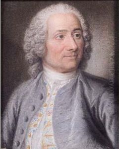 Portait D'homme A L'habit Bleu