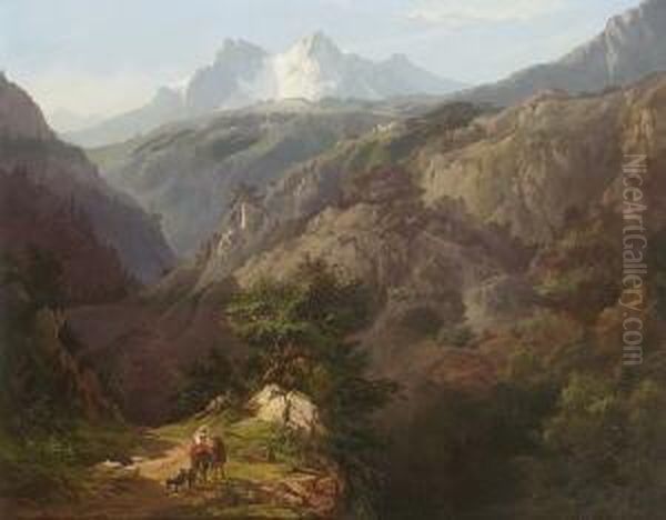 Gebirgslandschaft. - view 1
