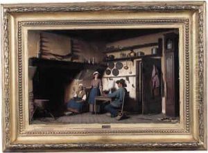 Interieur Paysan by Jules de Vignon