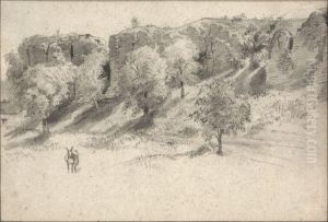 Paysage A La Mule by Alfred De Vigny