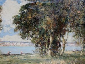 Anglers by Joseph Vickers De Ville