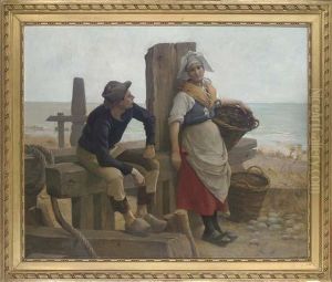 Fisherfolk Waiting For The Catch