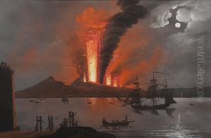 Principio Del Eruzione Del Vesuvio by Camillo da Vito