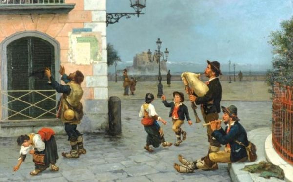 A Musical Offering (street Corner In Italy) - view 1