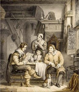 The Story Teller; A Good Glass Of Wine by Samuel De Vletter