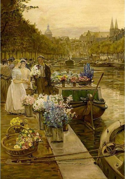 Flower Market, Amsterdam - view 1