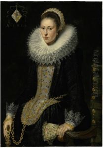 Portrait Of Bessela Pelgrom by Cornelis De Vos