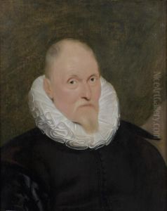 Portrait D'homme A La Fraise