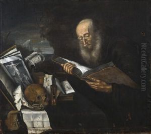 San Girolamo Legge Le Sacre Scritture by Daniel De Vos