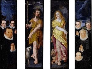 Saint John The Baptist And Saint Martha